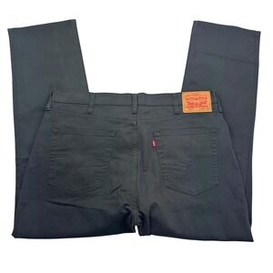 Levis 514 Pants Mens 38x30 Dark Gray Straight Fit Stretch Chino NWT